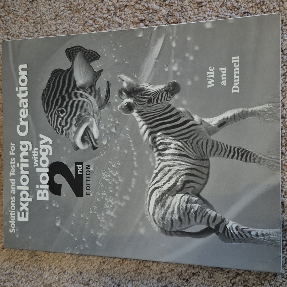 Exploring Creation With Biology Solutions Test HOMESCHOOL Science Teacher Manual